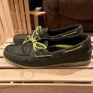 Sperry 2-Eye Leeward Leather Boat Shoe Size 11
